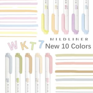 Zebra Mildliners Double Side Highlighters WKT7