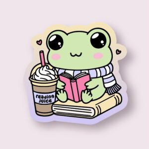 Reading Juice Frog - Sticker