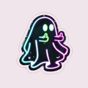Glow In The Dark Ghost - Sticker