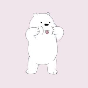 Ice Bear Tongue - Sticker