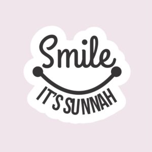 Smile It’s Sunnah - Sticker