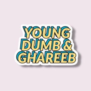 Young Dumb & Ghareeb - Sticker