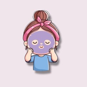 Face Mask Girl - Sticker