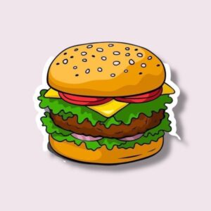 Burger - Sticker
