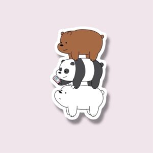 We Bare Bears Stack - Sticker