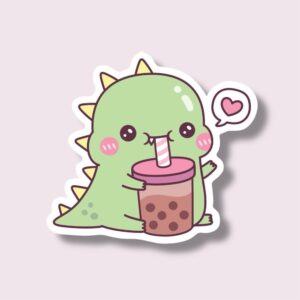 Boba Dinosaur - Sticker