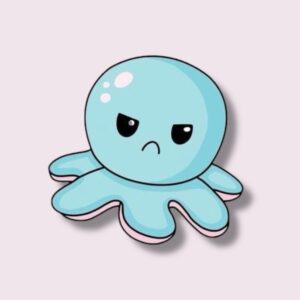 Blue Octopus - Sticker
