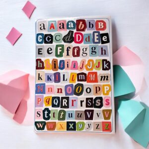 3-Letters Sticker Sheet
